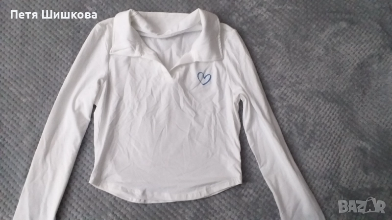 Детска Бяла блуза, по 8 лв, нови, лот от 5 бр за 40лв!, снимка 1