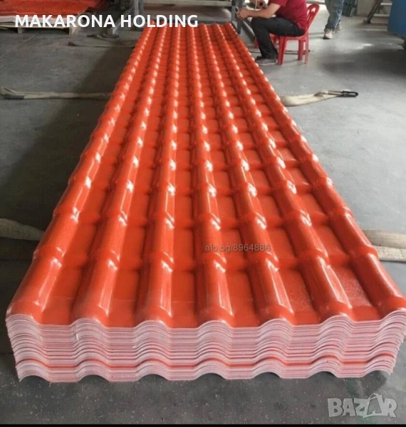 Пвц панелна керемида 1 лист 3м2 , снимка 1