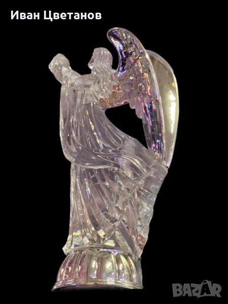 декоративна стъклена фигура Ангел, снимка 1