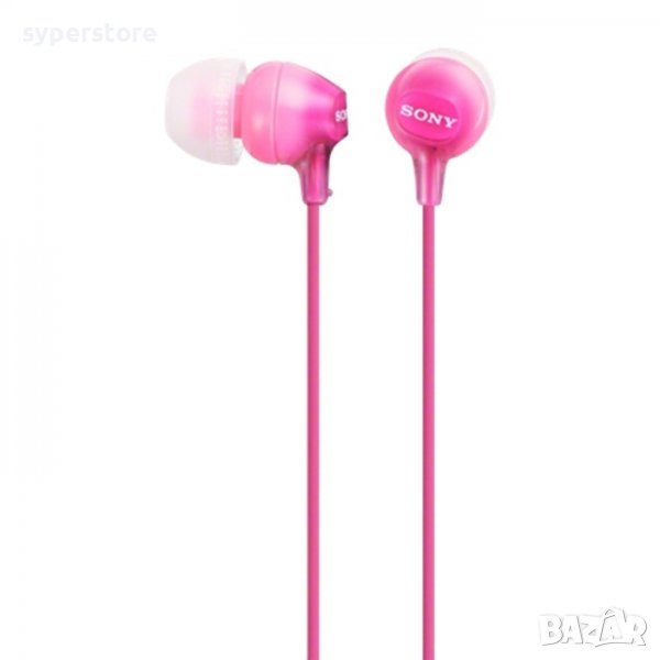Слушалки тапи Sony MDREX15LPPI.AE Розови SS300847, снимка 1