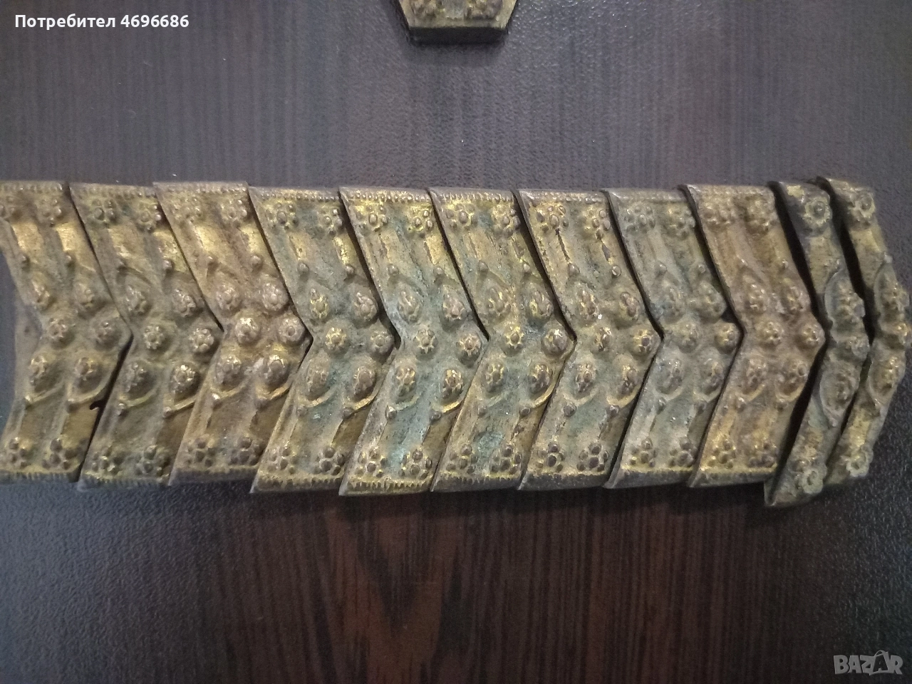 Час от антикварен стар колан, снимка 1