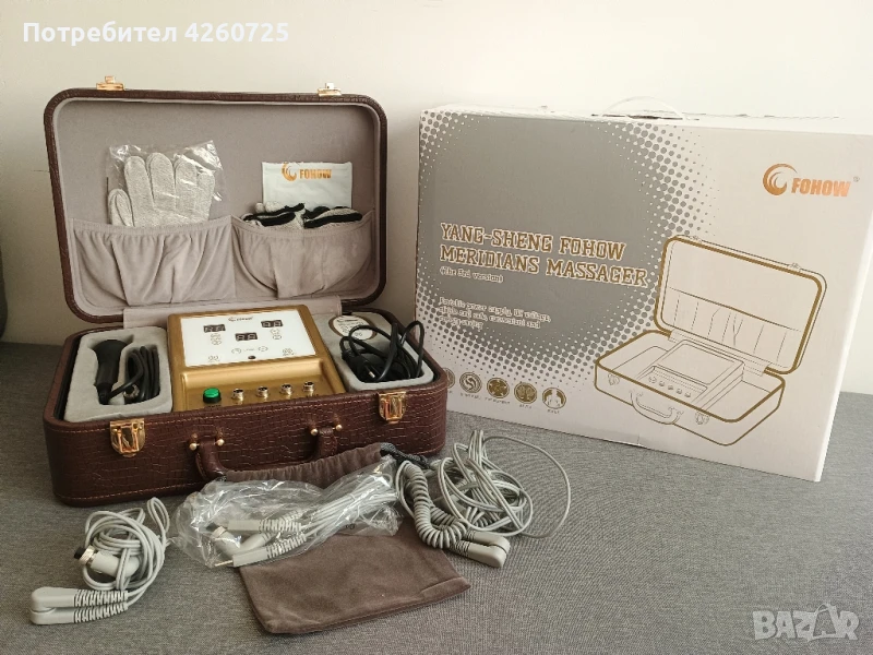 Апарат БИОЕНЕРГО МАСАЖ + Ултразвук BEM FOHOW / БЕМ ФОХОЛ за Лице и Тяло, снимка 1