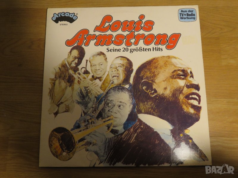 грамофонни плочи джаз, Грамофонна плоча Луис Армстронг, Louis Armstrong - 20 hits -изд.78 год !, снимка 1