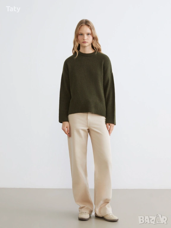 Мекичък зелен пуловер М, снимка 1