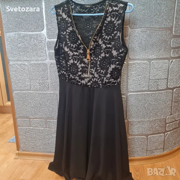 Coliseum  красива черна рокля до коленете, снимка 1