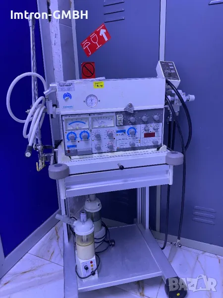 Вентилатор Siemens-Elema Servo AB SV 900C на количка, снимка 1