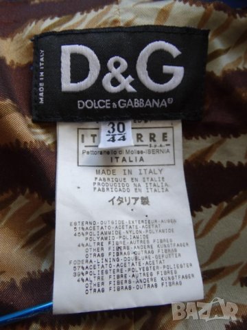 DOLCE & GABBANA D&G Italy Electric Blue Дамско Сако IT 30/ 44, снимка 14 - Сака - 29042175