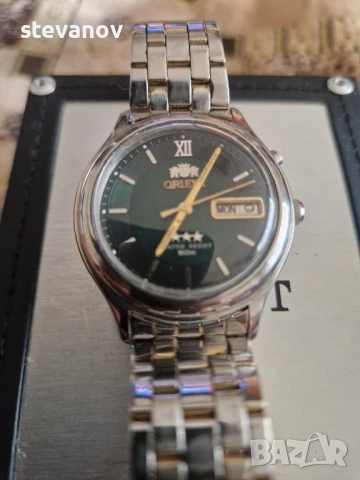 ориент циферблат зелен металик релеф