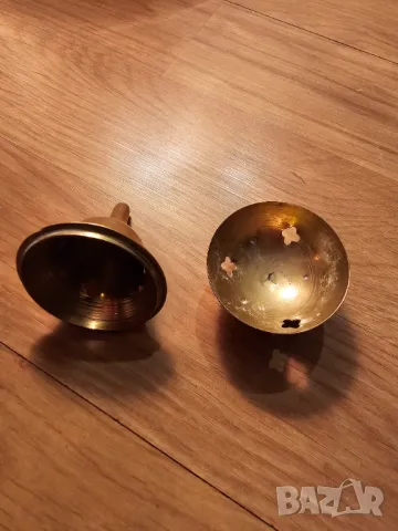 Малко кандило с кръстове, кадило  за църква параклис, снимка 3 - Антикварни и старинни предмети - 48856230