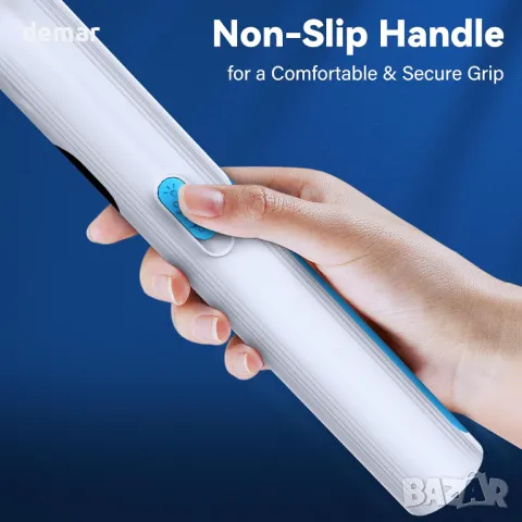 Електрическа ракета за мухи и комари Nymrix, 2 в 1 4100V с акумулаторна батерия 1800 mAh, 2 броя, снимка 7 - Други стоки за дома - 49326066