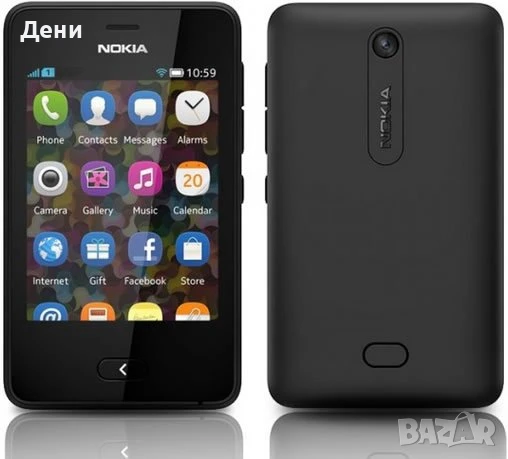 Nokia Asha 501/Black/ (Нов), снимка 4 - Nokia - 49563637