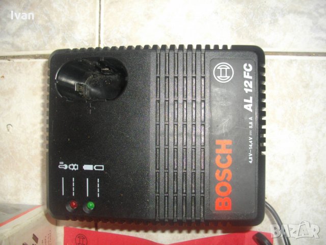 5,8A-4,8V-14,4V-140W-Bosch AL12FS-ЗА ЧАСТИ-ЗА РЕМОНТ-Бош-Зарядно-5,8Ампера-4,8-14,4 Волта, снимка 8 - Винтоверти - 33382268