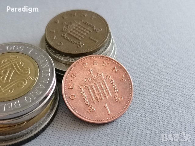 Монета - Великобритания - 1 пени | 2002г., снимка 1 - Нумизматика и бонистика - 39102874