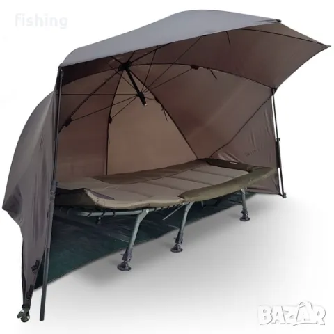 NGT QUICKFISH Shelter 60" рибарски чадър, снимка 2 - Екипировка - 47611835