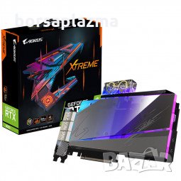 Чисто нова видеокарта Gigabyte Aorus GeForce RTX 3090 Xtreme Waterforce WB 24G, 24576 MB GDDR6X, снимка 6 - Видеокарти - 33400752