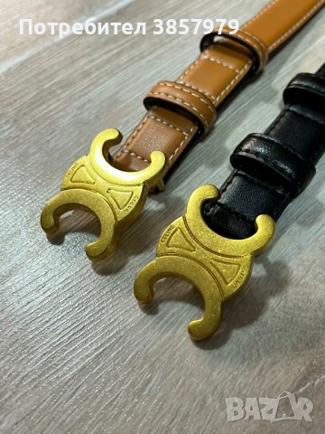 Кожен колан Celine, снимка 4 - Колани - 44036389