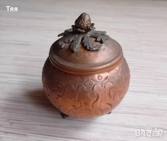 Медна захарница и ибрик 