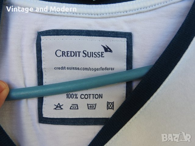 Мъжка тениска Credit Suisse Федерер тенис (М), снимка 4 - Тениски - 38090733