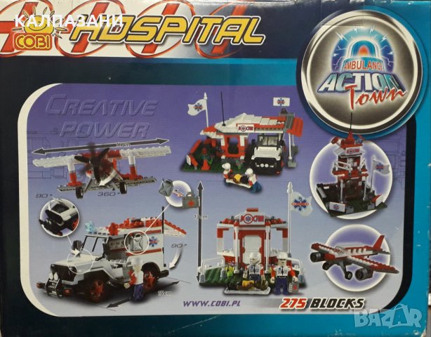 СТРОИТЕЛЕН КОНСТРУКТОР - hospital ambulance action town COBI 005939, снимка 2 - Конструктори - 32209155