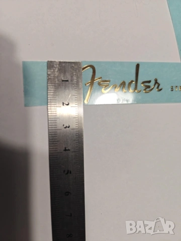 Fender Stratocaster Spaghetti Logo-лепенки в 3 цвята, снимка 5 - Китари - 53505978