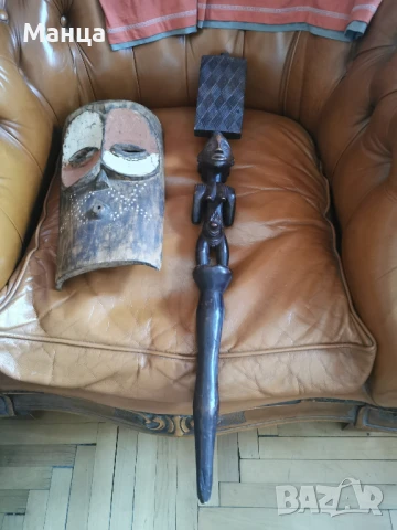 Африкански тотем Чокве, снимка 3 - Антикварни и старинни предмети - 50707294