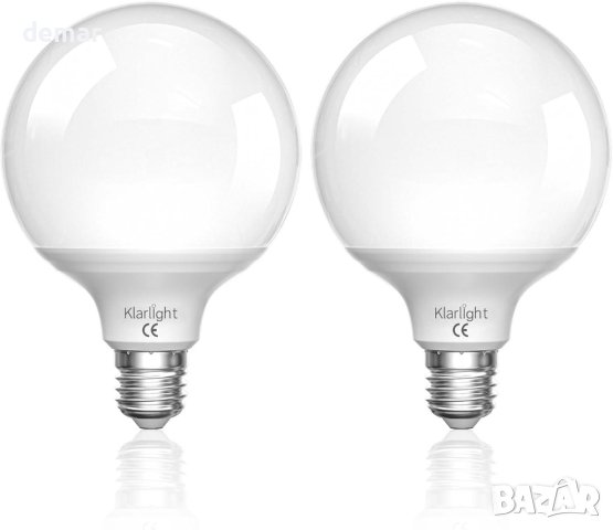  Електрически LED крушки 15W G95 LED Edison Globe E27 студено бяло 6000K