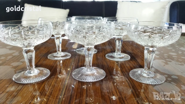 кристални чаши Бохемия 