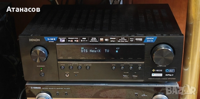 Denon AVR S750H 7.2 Dolby Atmos Bluetooth Wi-Fi HDMI USB Network 4K ресийвър за домашно кино , снимка 9 - Ресийвъри, усилватели, смесителни пултове - 52412361