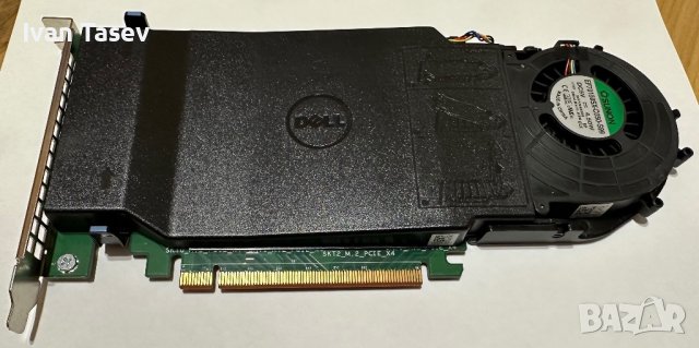 Адаптер Dell Quad NVMe M.2 PCIe x16 Ultra-Speed DPWC400, снимка 1 - Кабели и адаптери - 43659146