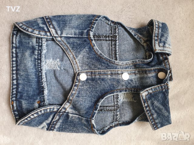 Два вида  дънково яке за малки породи кучета, снимка 3 - За кучета - 43055565