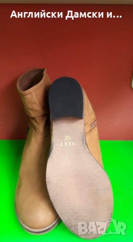 Английски дамски боти естествена кожа-NEXT , снимка 4 - Дамски боти - 35283497