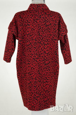 Рокля в червено и черно марка Creens - L, снимка 2 - Рокли - 38213943