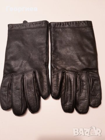Зимни кожени ръкавици Calvin klein , снимка 4 - Ръкавици - 39300285