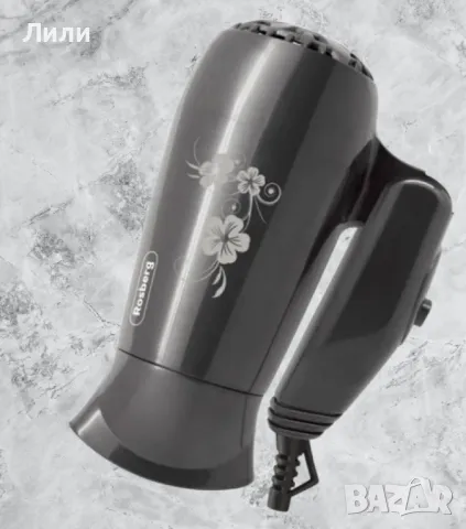 Сешоар Rosberg - 1200W - Сив. Сгъваема дръжка. Гаранция 24 Месеца, снимка 3 - Сешоари - 48017748