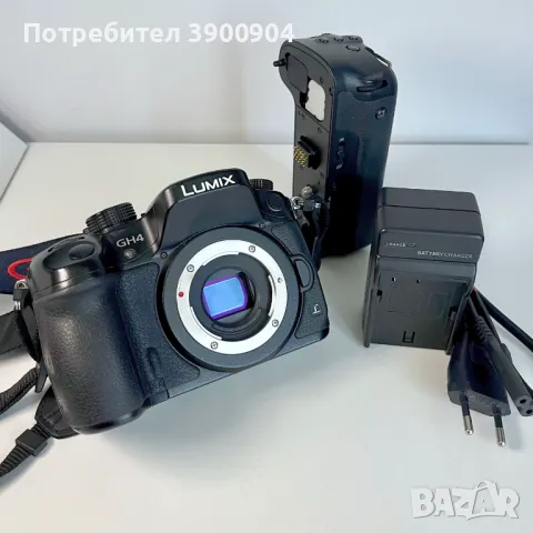 Panasonic Lumix DMC-GH4, вертикален грип и кейс, снимка 1 - Фотоапарати - 47462967