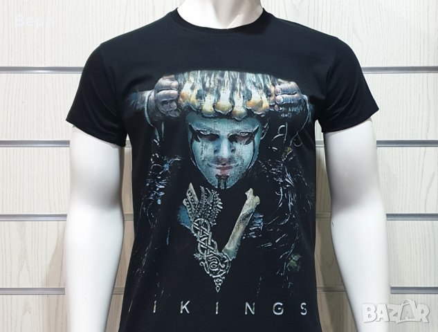 Нова мъжка тениска с дигитален печат на сериала Викинги, снимка 6 - Тениски - 29038940