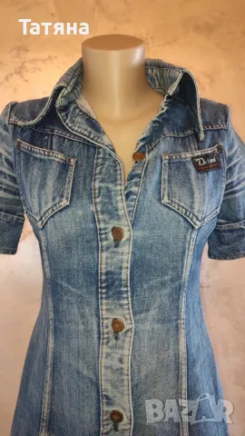 Дънкова рокля S размер- 20 лв!, снимка 2 - Рокли - 49774996