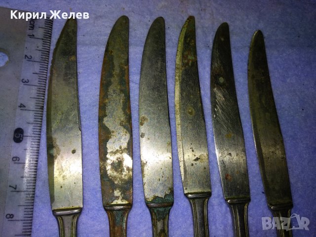 ALPACCA СРЕБЪРНА СПЛАВ Комплект 6 КОЛЕКЦИОНЕРСКИ СТАРИННИ НОЖЧЕТА КУХНЕСКИ от АЛПАКА ГЕРМАНИЯ 42205, снимка 15 - Колекции - 43804216