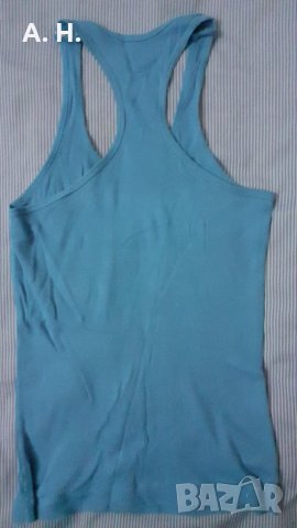 Син памучен потник, снимка 3 - Потници - 26601399