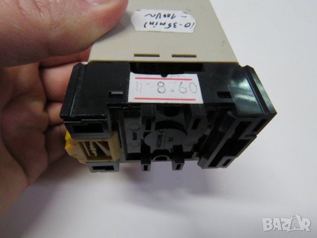 Японско реле за време, таймер от 0 до  35 минути с захранване  100 волта променливо ) , снимка 3 - Друга електроника - 28401317