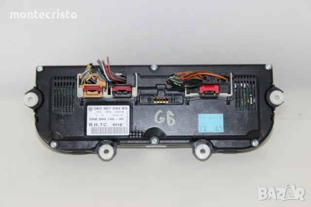 Панел климатроник VW Golf 6 (2008-2013г.) управление климатик 5K0907044BS / 5K0 907 044 BS, снимка 5 - Части - 49592135