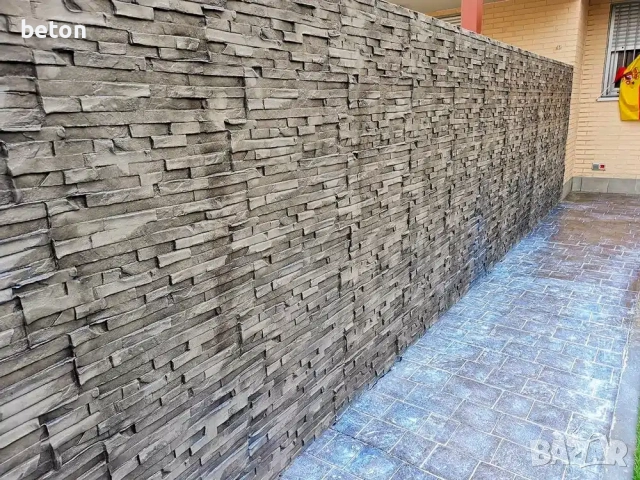 Облицовка на цокъл, огради и стени - Щамповани облицовки ВЕРТИКАЛНИ ЩАМПОВАНИ ОБЛИЦОВКИ, снимка 17 - Други ремонти - 36666909