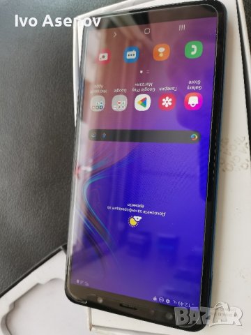 Samsung A7 blue 64 gb, снимка 2 - Samsung - 43760197