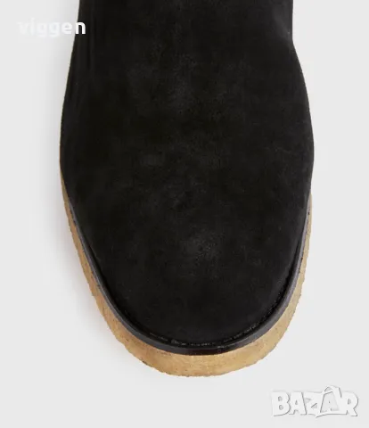 Кожени мъжки боти тип челси AllSaints Rhett Suede Boot Черни Размер 41, снимка 8 - Мъжки боти - 48095445