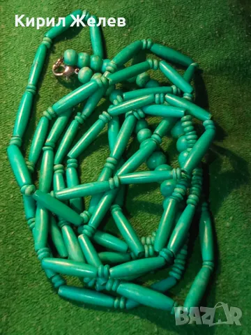 КРАСИВА ВИНТИДЖ АРТ ХЕНД МЕЙД ОГЪРЛИЦА 47329, снимка 9 - Колиета, медальони, синджири - 47198775