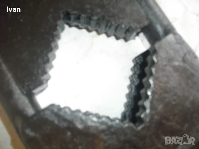 Българско СОЦ НРБ ТРЪБНО МЕНГЕМЕ до 2 цола Със стойка Масивно 6,2кг ОТЛИЧНО състояние Захват 75мм, снимка 13 - Менгемета - 47365187