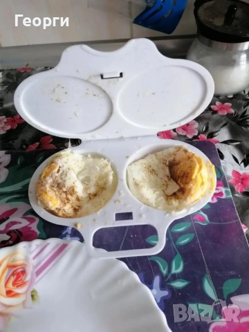 Уред за приготвяне на яйца в микровълнова печка, снимка 5 - Прибори за хранене, готвене и сервиране - 51719350