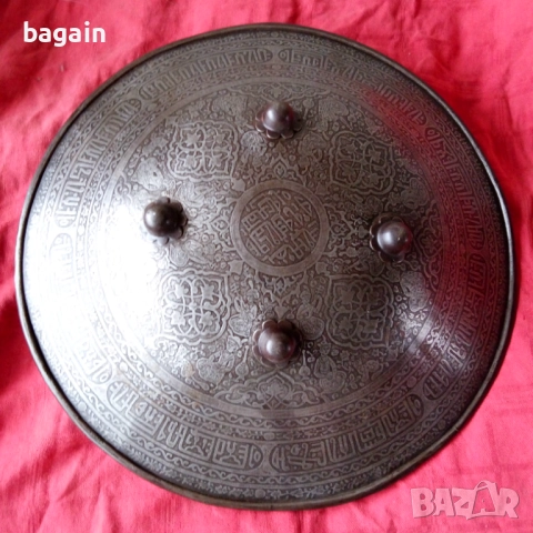 Стар персийски щит. Каджарска династия.