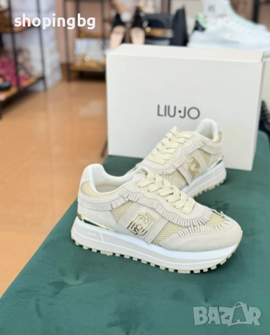 Дамски сникърси Liu Jo велур и ресни 199лв., снимка 5 - Маратонки - 51602370