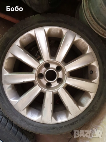 Продавам джанти 18ки от Fiat Croma с гуми 225/45/18, снимка 4 - Гуми и джанти - 51657404